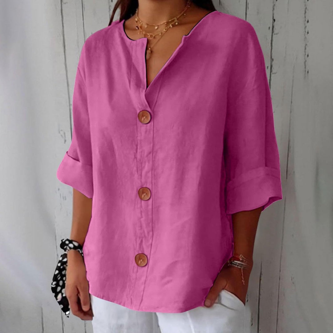 Alayah | Button-Front Blouse