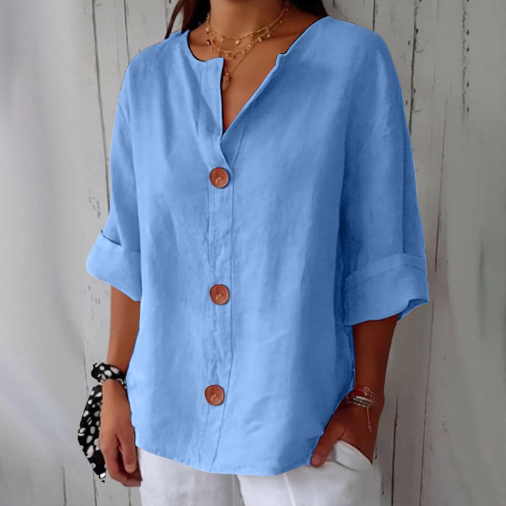 Alayah | Button-Front Blouse