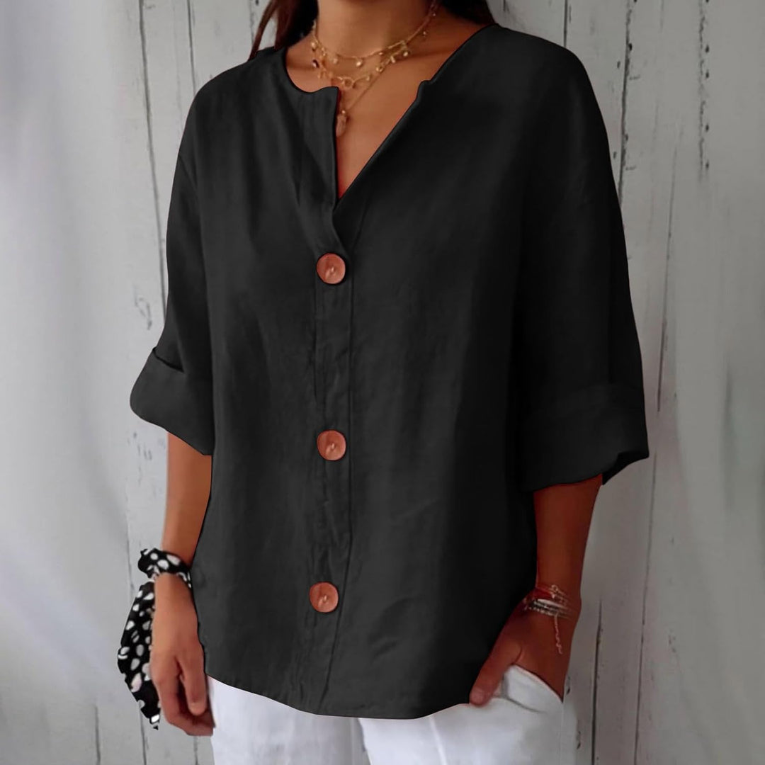 Alayah | Button-Front Blouse