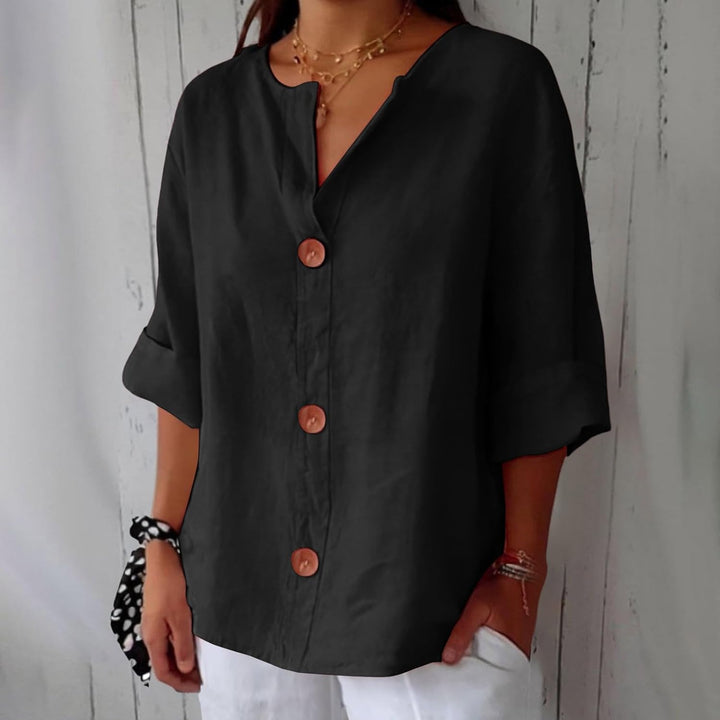 Alayah | Button-Front Blouse