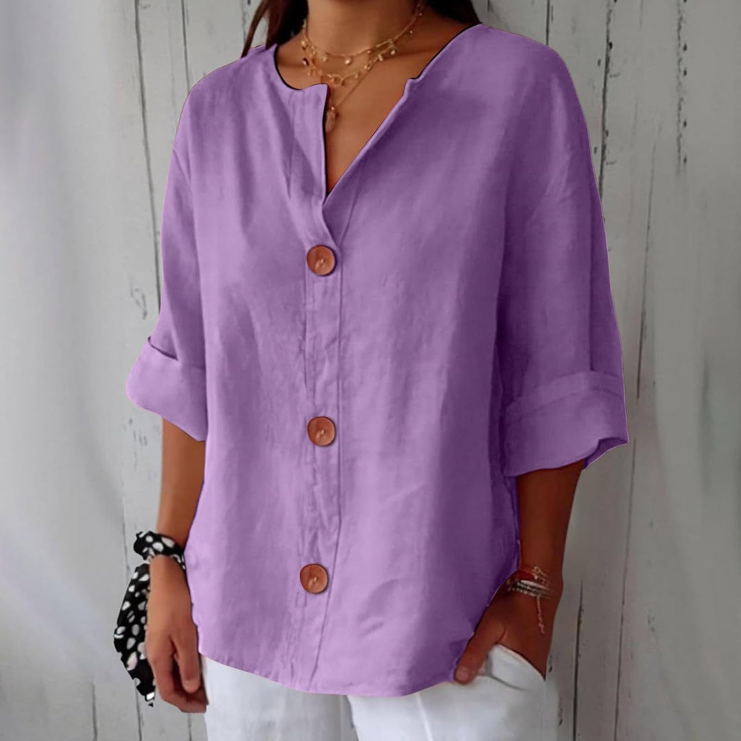 Alayah | Button-Front Blouse