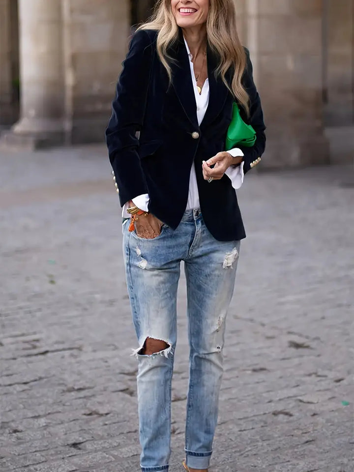 Women's velvet jacket for Elegant