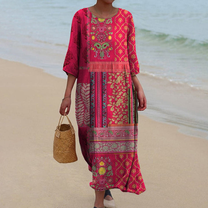Eliza | Flowy Ethnic Dress