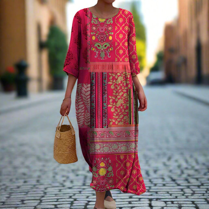 Eliza | Flowy Ethnic Dress