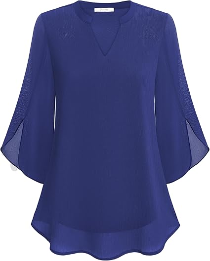 Athena  | Graceful V-Neck Top