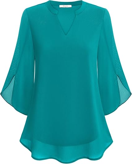Athena  | Graceful V-Neck Top