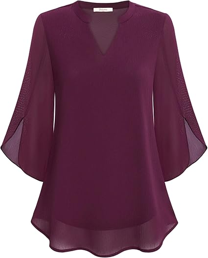 Athena  | Graceful V-Neck Top