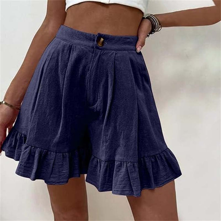Mabel | Flowy Ruffle Hem Shorts