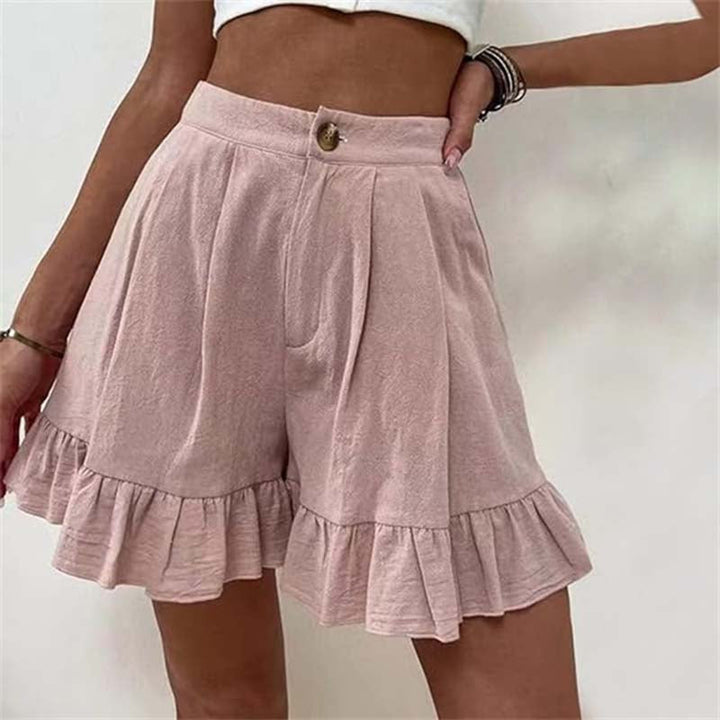 Mabel | Flowy Ruffle Hem Shorts