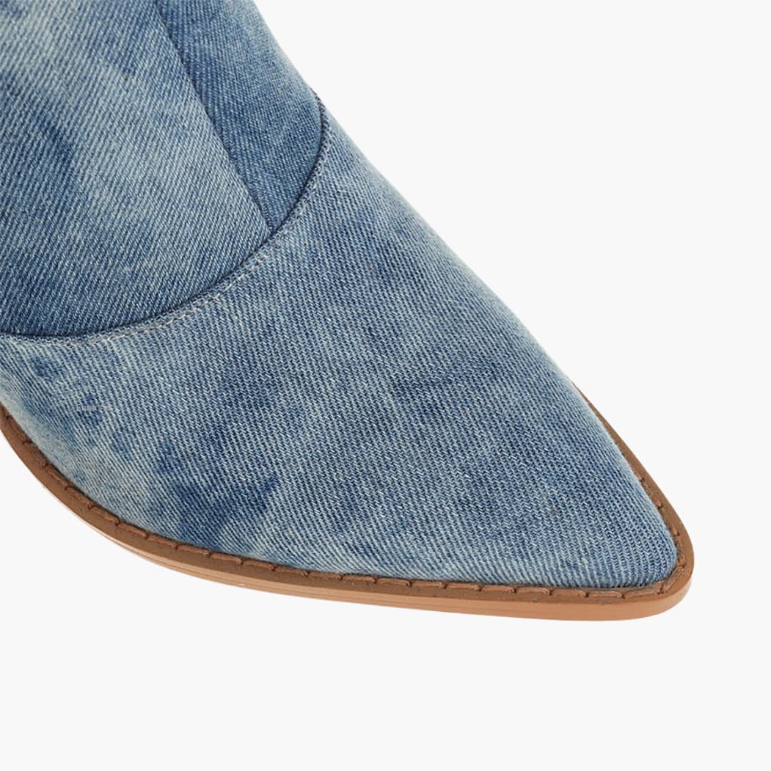 Ailani | Women’s cowboy boots with knee-high shaft and block heel