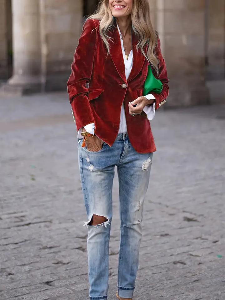 Women's velvet jacket for Elegant