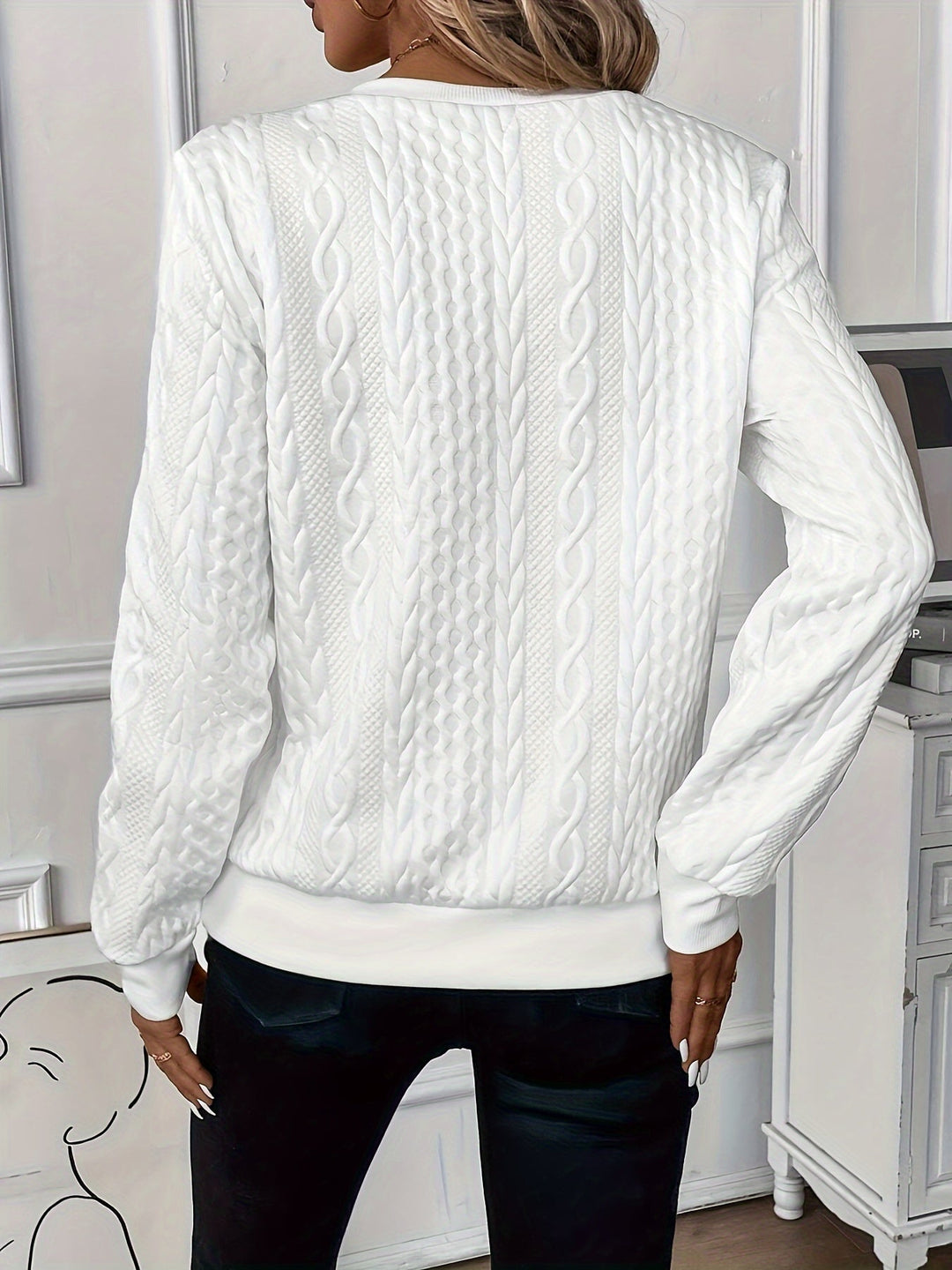 Women's zip-up sweater