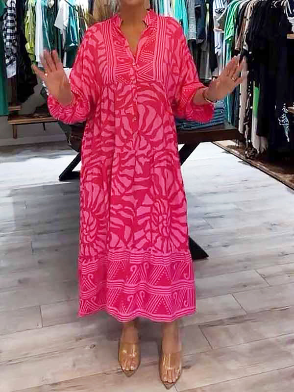 Ruby  | Vibrant Printed Dress