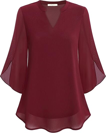 Athena  | Graceful V-Neck Top