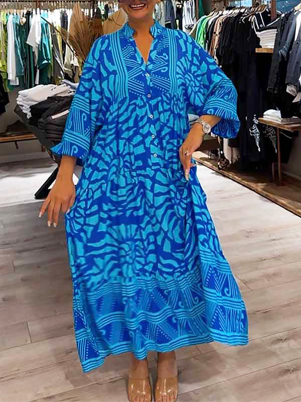 Ruby  | Vibrant Printed Dress