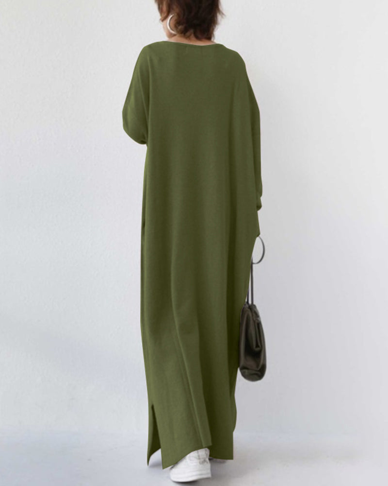 Women's Elegant Casual V-Neck Dress