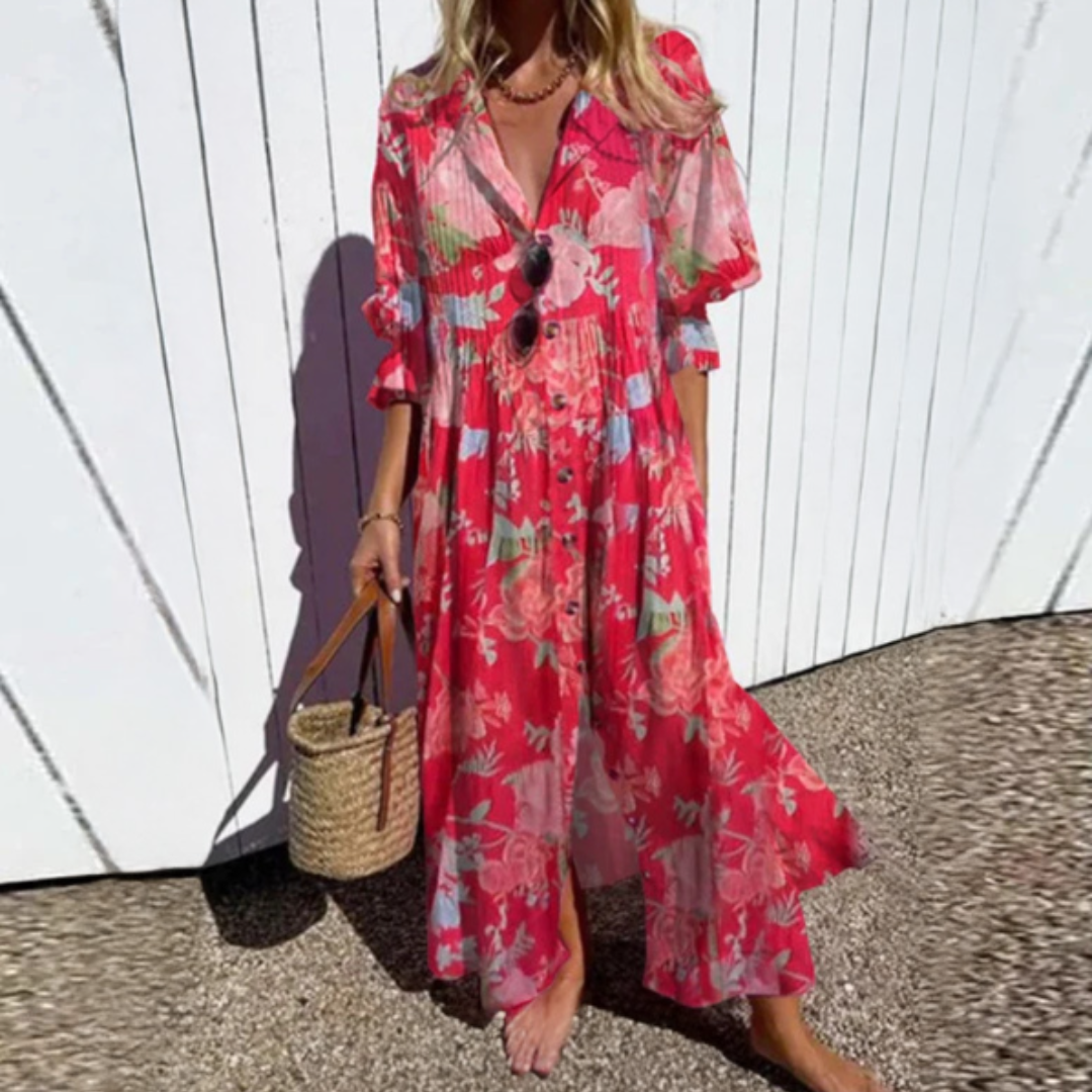 Leila | Bloom Boldly Maxi Dress