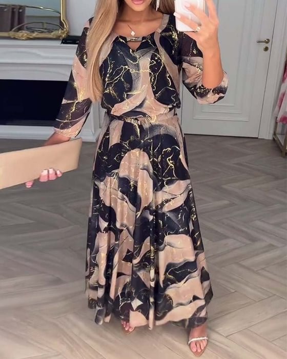 Women's Chiffon Midi Dress