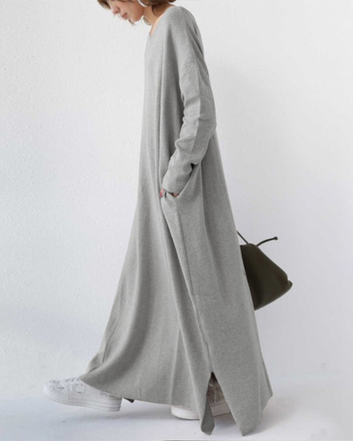 Women's Elegant Casual V-Neck Dress