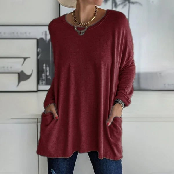 Women's Relaxed Long Sleeve Top