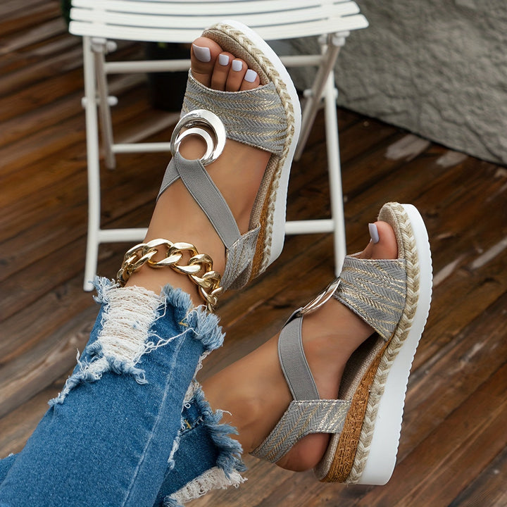 Mariana | Chic Platform Wedge Sandals