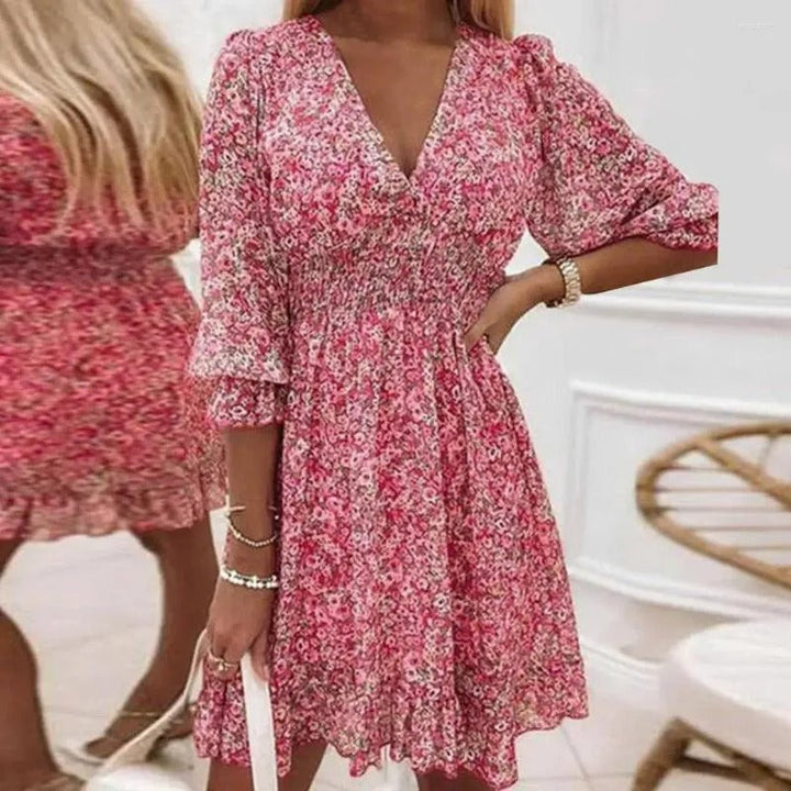 Hallie | Elegant Floral Dress