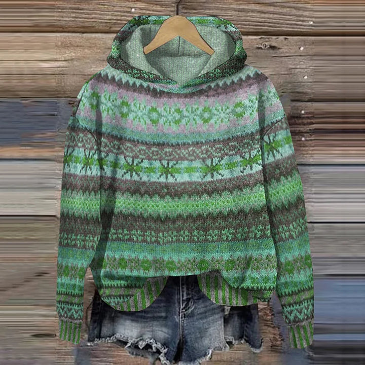 Women's ethnic hoodie for Retro Hoodie