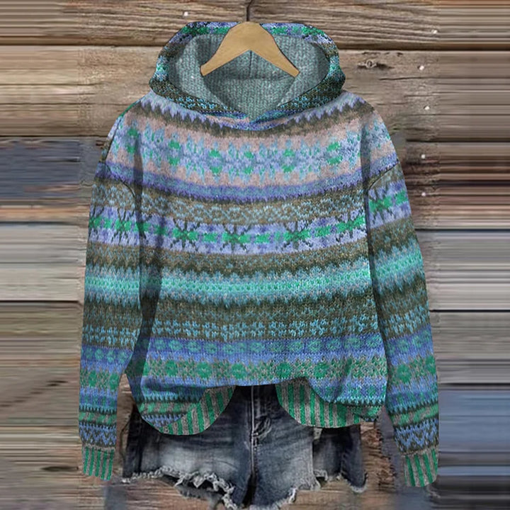Women's ethnic hoodie for Retro Hoodie