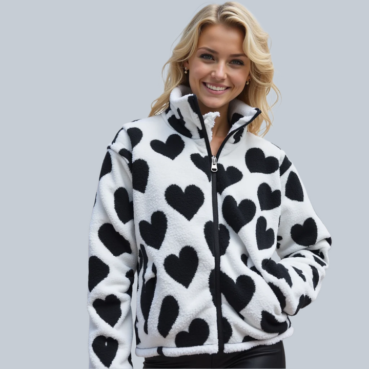 Women's Reversible Heart Jacket