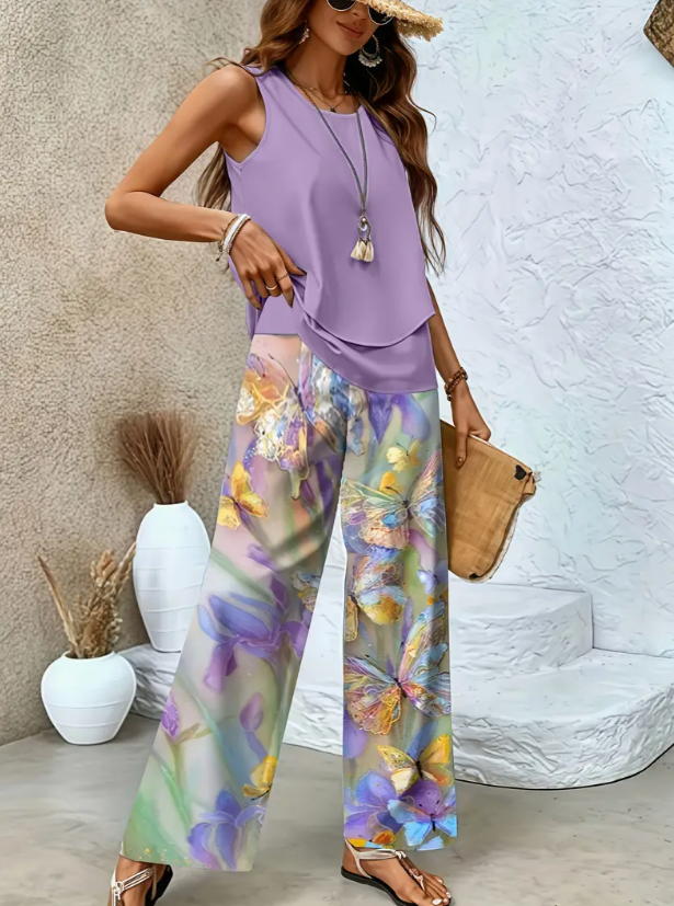 Gracelynn | Summer Set with Layered Top