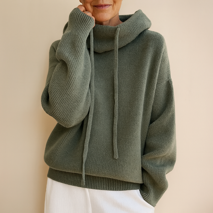Women's jumper with hood