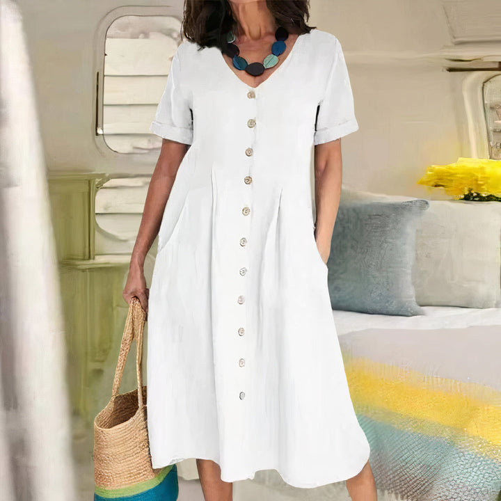 Amira | Effortless Buttoned Dress