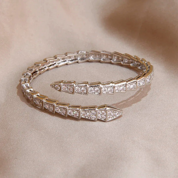 DELUXE SERPENT ARMBAND | SILVER