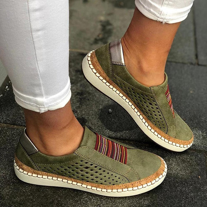 Deborah | Chic Boho Slip-On Sneakers