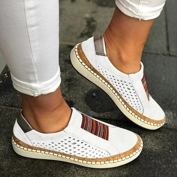 Deborah | Chic Boho Slip-On Sneakers
