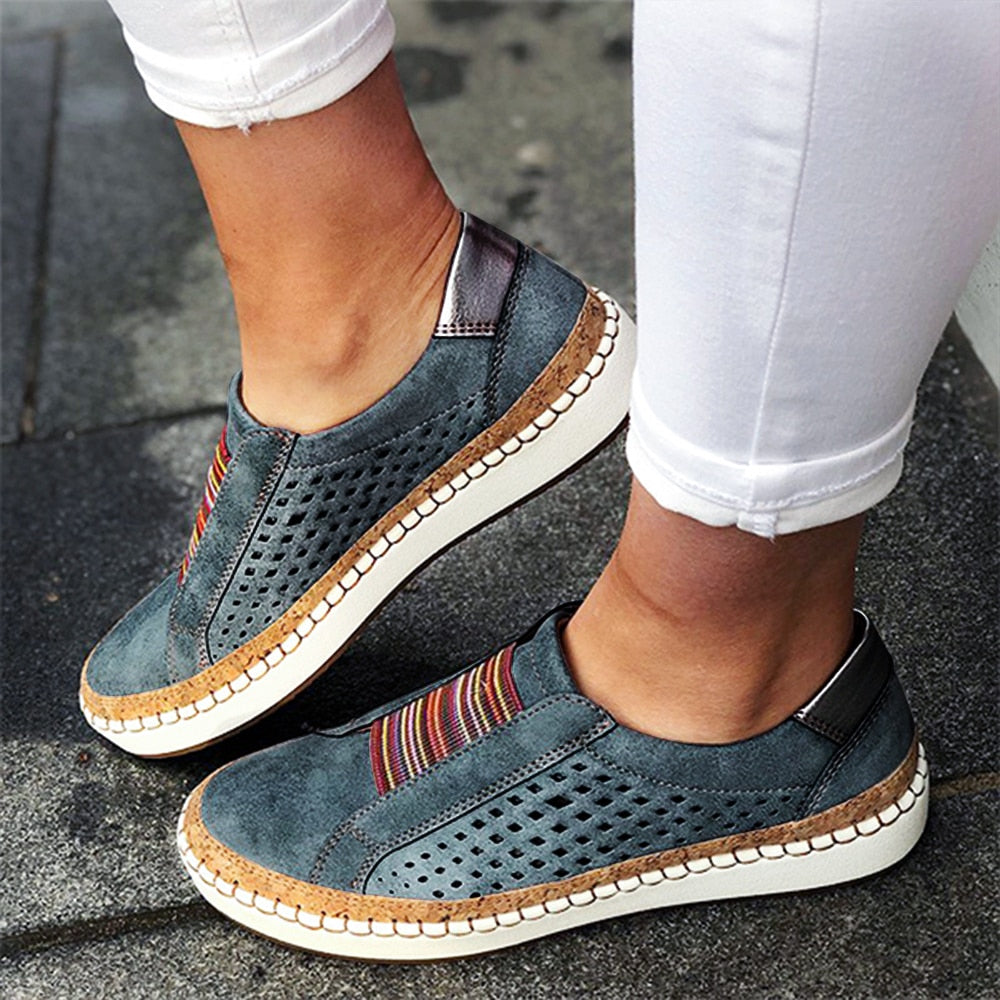 Deborah | Chic Boho Slip-On Sneakers