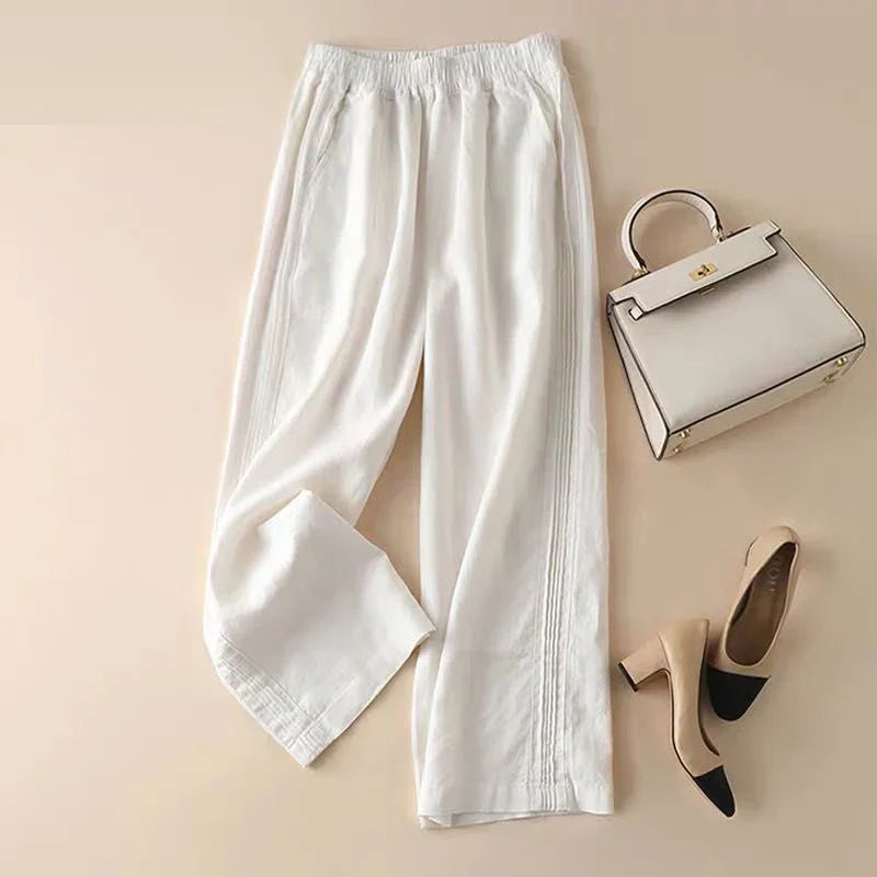 Morgan | Sundown cotton linen pants