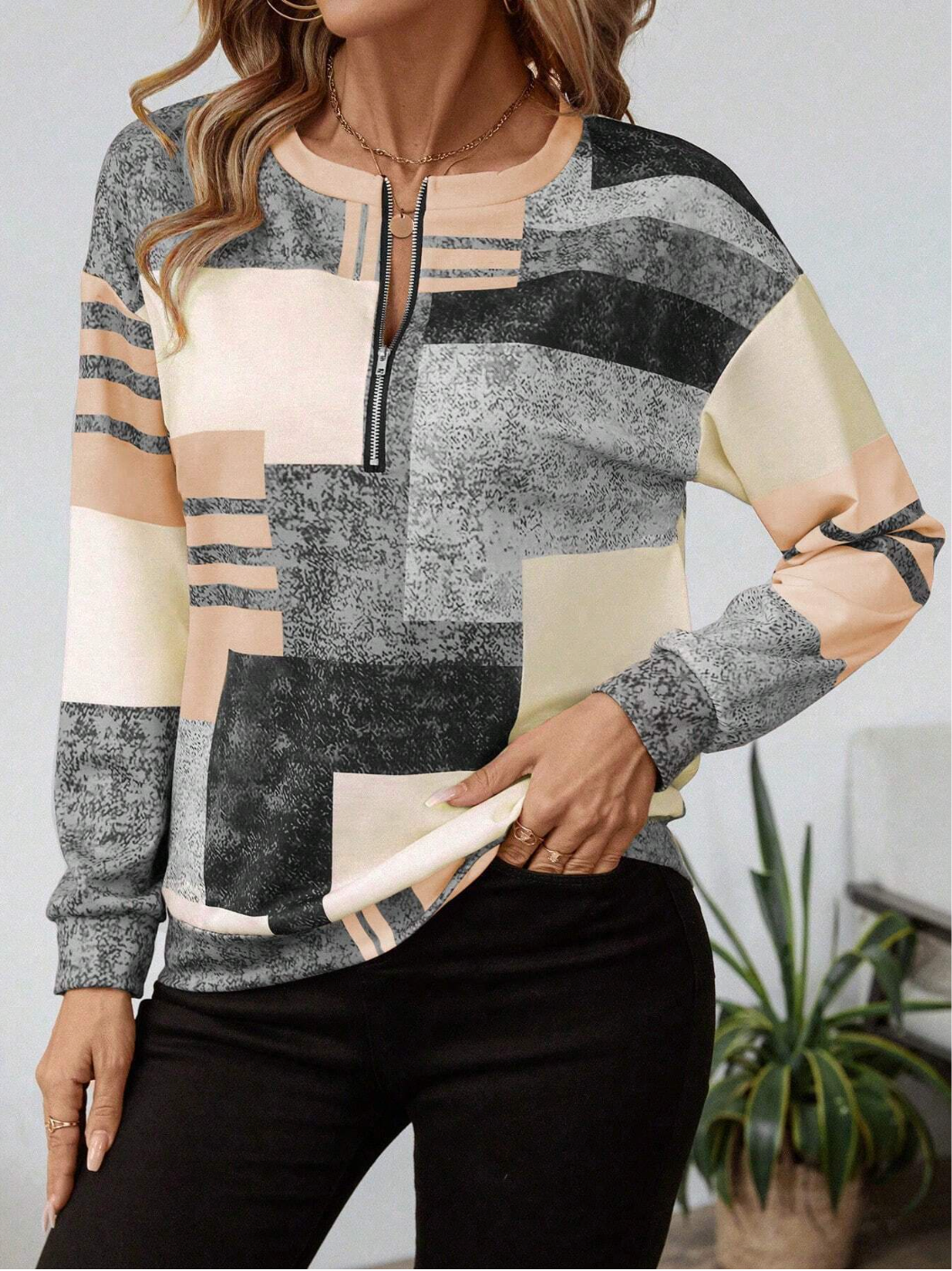 Women's Chic Vintage Sweatshirt