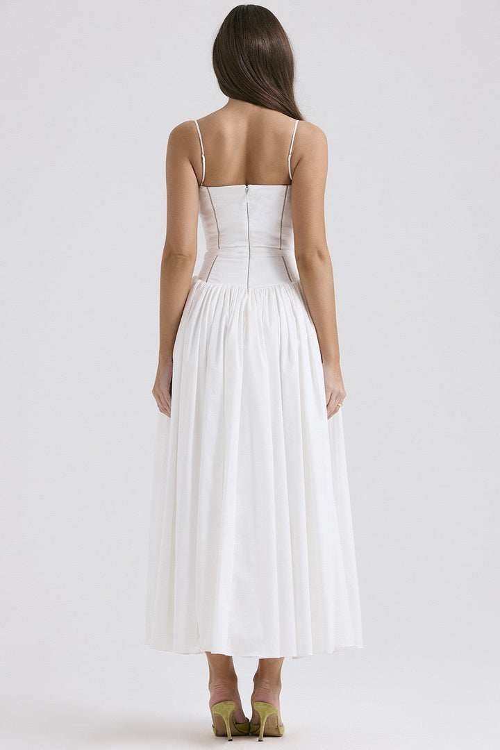 Bella | Garden Corset Maxi Dress
