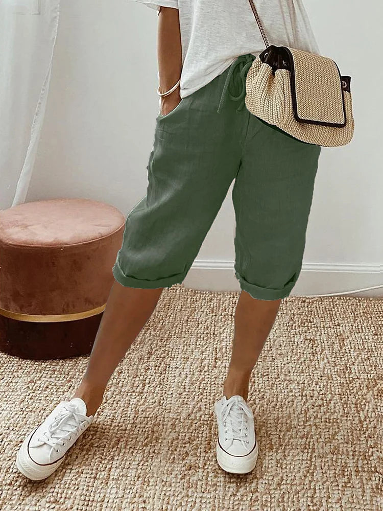 Scottie | Cotton-Linen Women's Pants