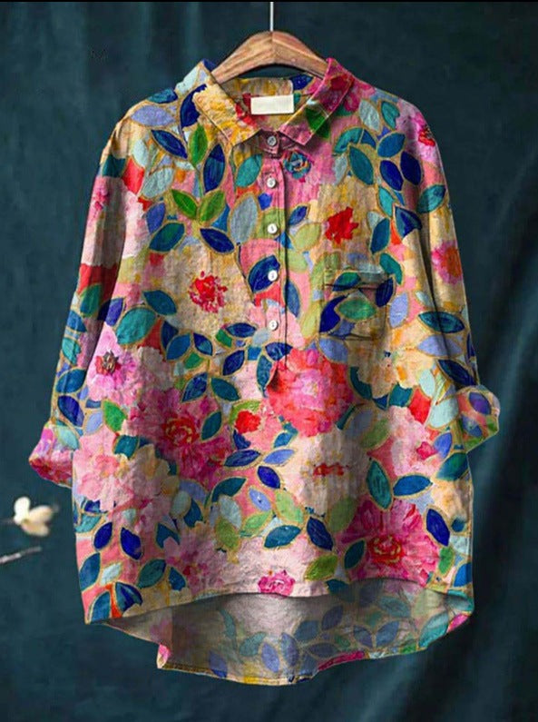 Women's French Vintage Blouse