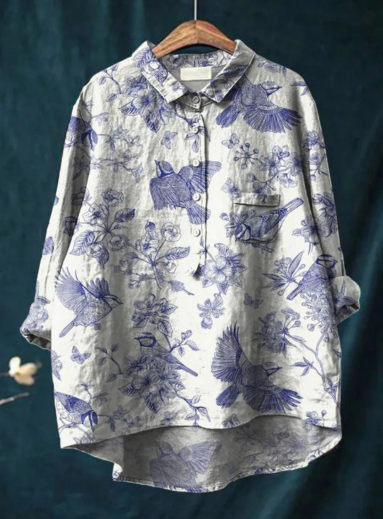 Women's French Vintage Blouse