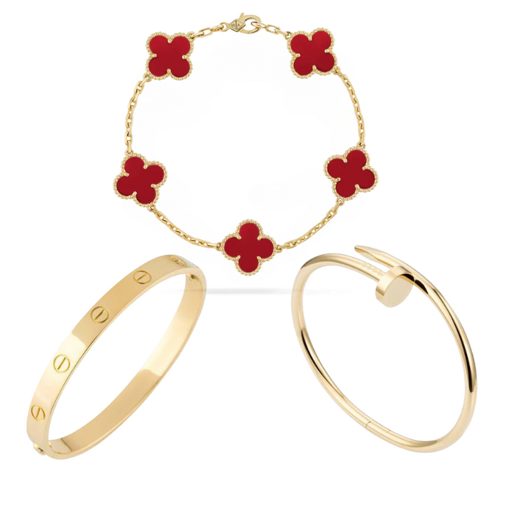 GOLD ROT | STACKABLE BRACELET SET