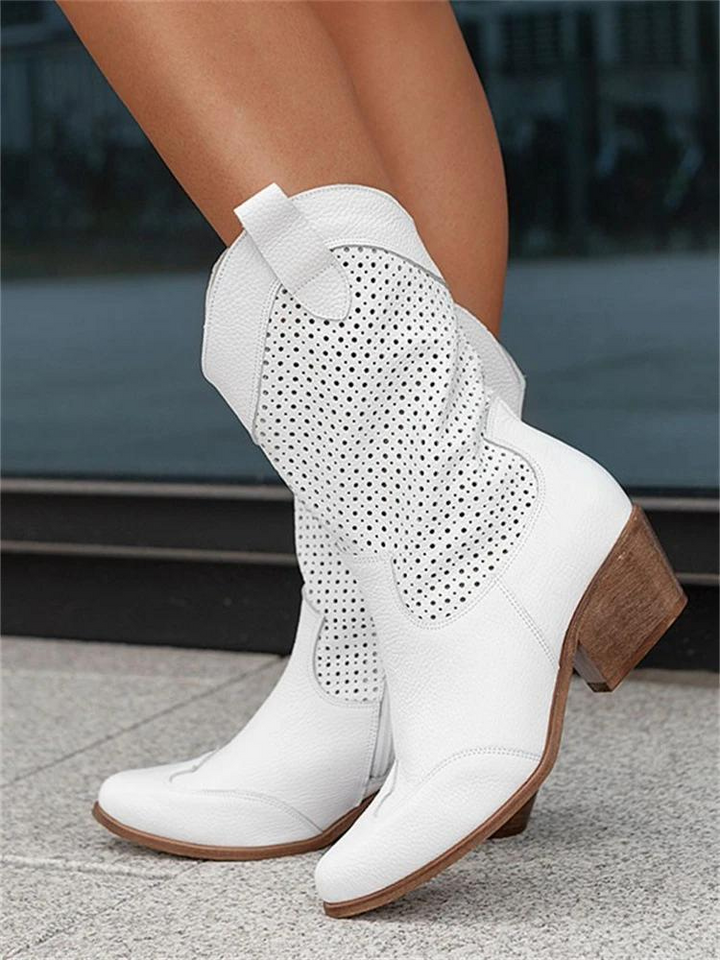 Women's Breathable Classic Cowboy Boots
