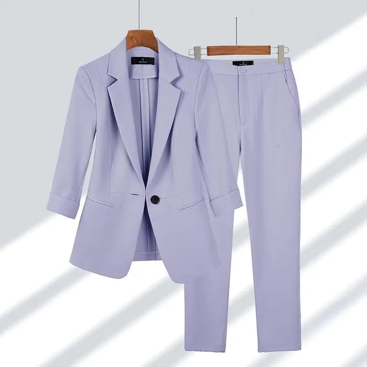 Women's Formal Matching Suit Jacket & Pant