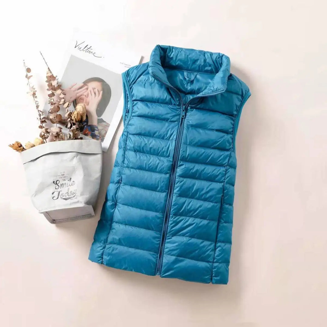 Avery | Padded Zip Up Sleeveless Vest