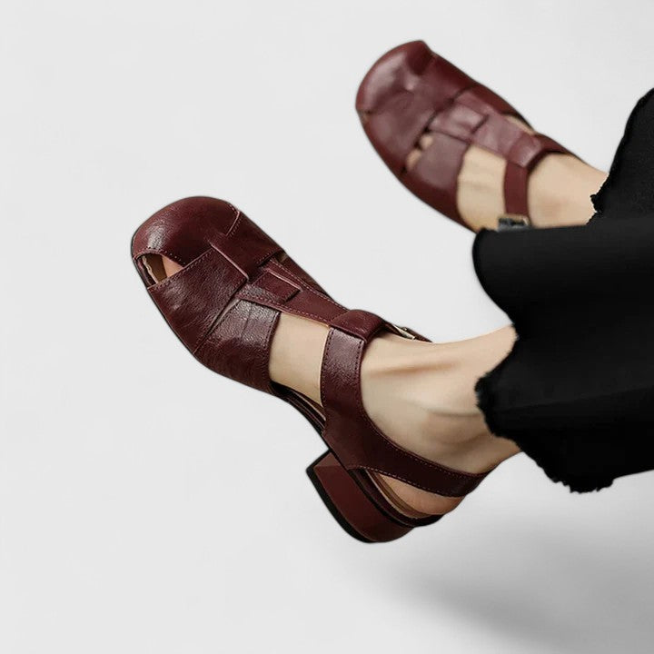 Women's Elegant Leather Sandals