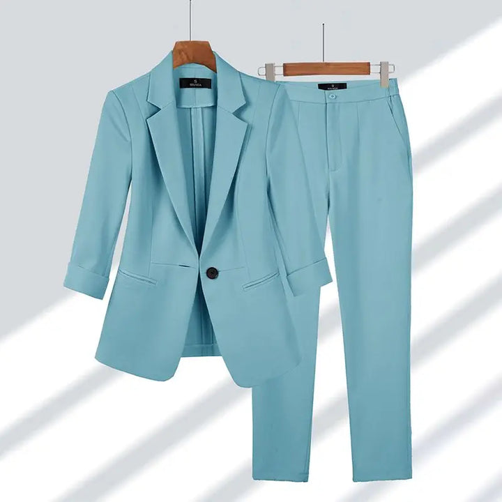Women's Formal Matching Suit Jacket & Pant