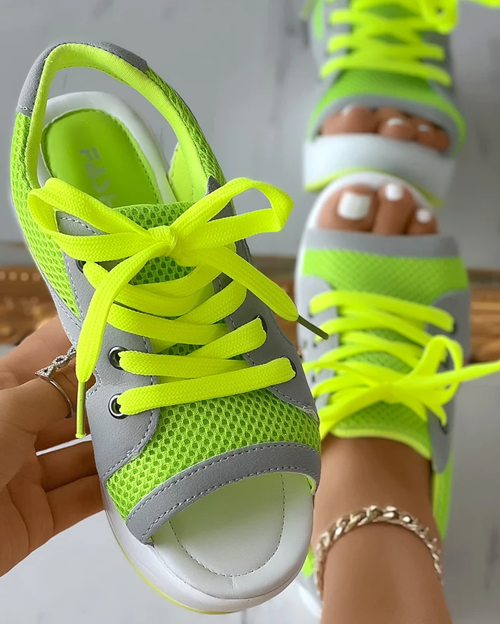 Nicole | Breathable Wedge Sneakers