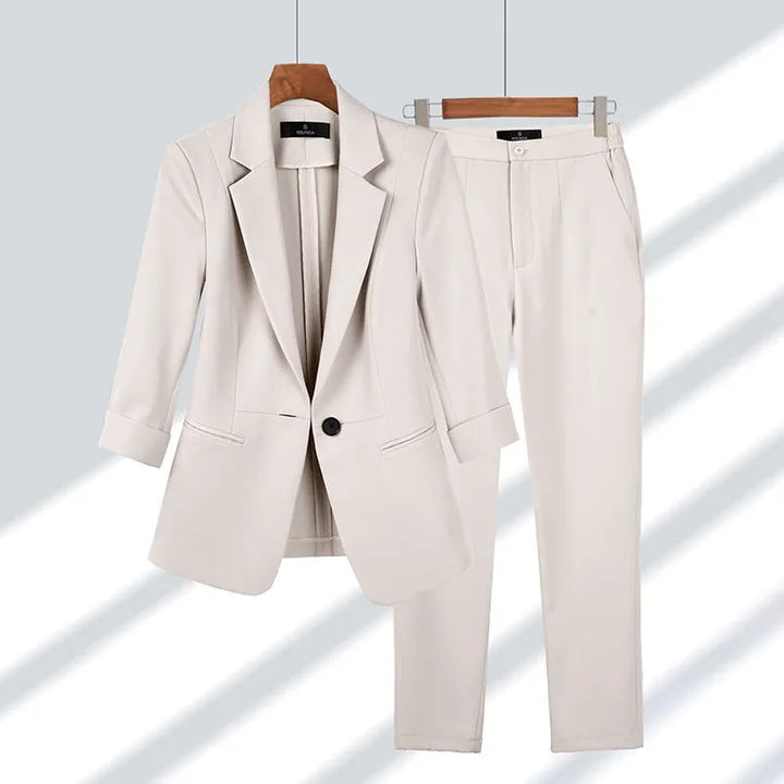 Women's Formal Matching Suit Jacket & Pant